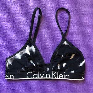 Calvin Klein tie die bralette